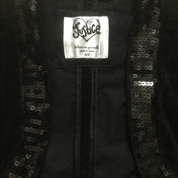 ⭐️ JUSTICE ⭐️ GIRLS DRESS JACKET - Picture 2 of 2